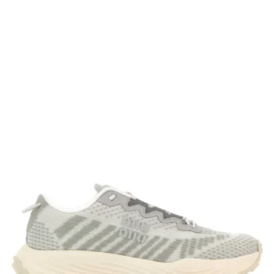 Two-tone fabric sneakers
