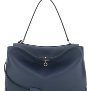 Air Force blue leather medium Rodeo handbag
