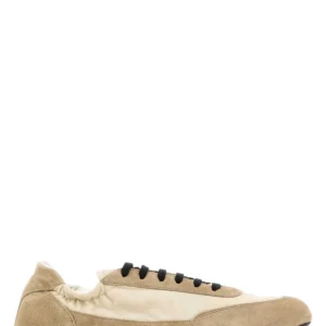 Two-tone Re-Nylon and suede Collapse sneakers