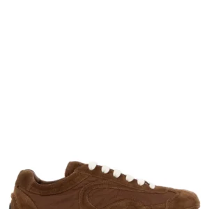 Brown suede and Re-Nylon Montecarlo Re-Edition 2005 sneakers