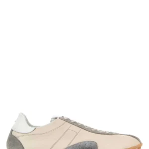 Two-tone leather and suede Sprinters sneakers