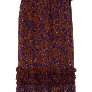 Printed viscose Scotts skirt