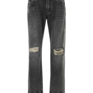Black denim jeans