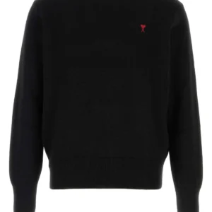 Black wool sweater