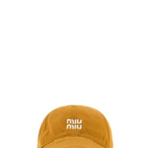 Mustard cotton baseball cap
