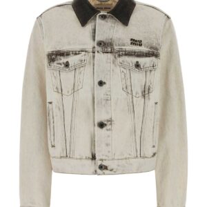 White denim jacket