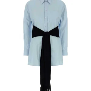 Light blue poplin shirt