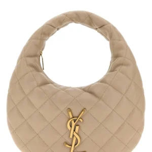 Sand nappa leather Icarino shoulder bag
