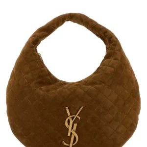 Camel suede Icare shoulder bag