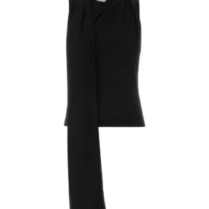 Black jersey top