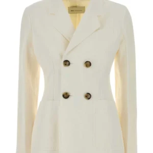 Ivoryy jersey blazer