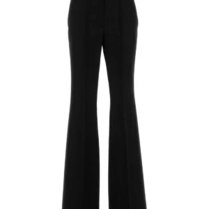 Black grain de poudre pant