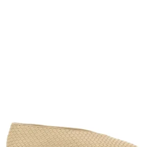 Cream leather Rosa ballerinas