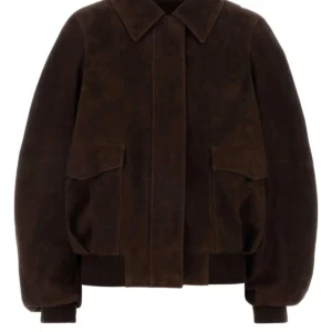 Chocolate suede jacket