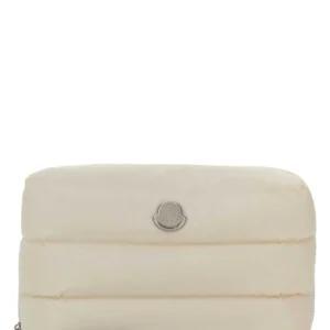 White fabric beauty case