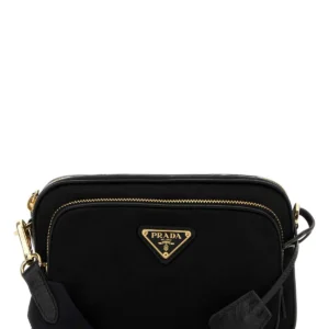 Black Re-Nylon crossbody bag