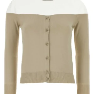 Sand cotton blend sweater