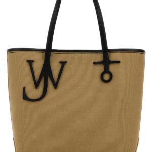 Beige canvas small Anchor bucket bag