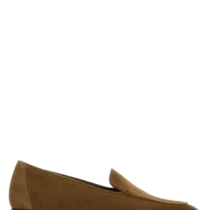 Brown suede Adam loafers