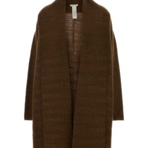 Chocolate cashmere blend Novaan cardigan