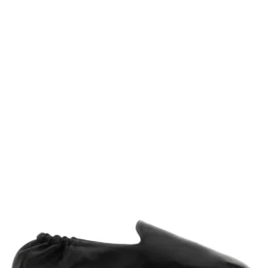 Black nappa leather Casa ballerinas