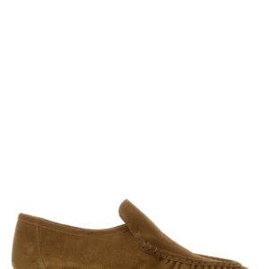 Camel suede Two loafers