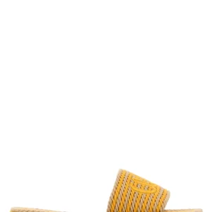 Embroidered raffia ChloÃ¨ Sand slippers