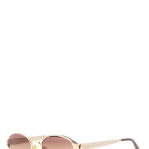 Gold metal Holly sunglasses