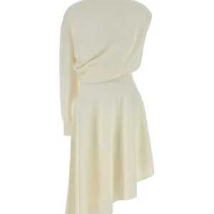 Ivory wool dress