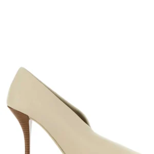 ivory leather pumps