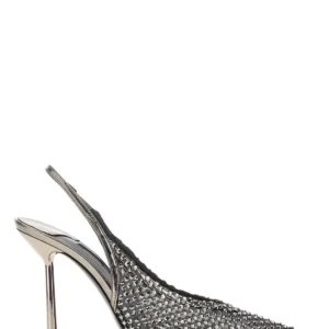 Embellished mesh Gilda pumps