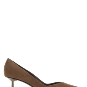Mud suede Vivienne pumps