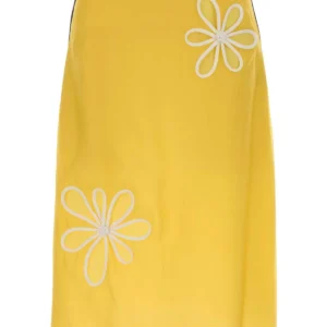 Yellow organza skirt