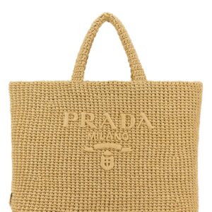Raffia shopping bag