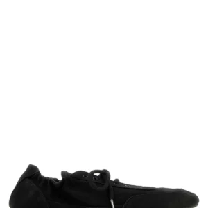 Black canvas Collapse sneakers