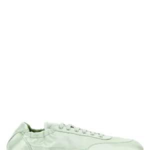 Mind green satin Collapse sneakers