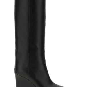 Black leather Blake boots