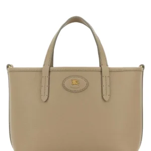 Dove grey leather mini Bloomsbury reversible handbag