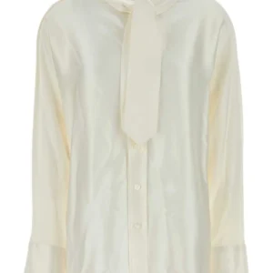 Ivory silk shirt
