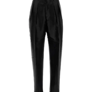Black taffeta pant