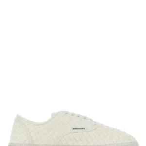 White nappa leather Serena sneakers