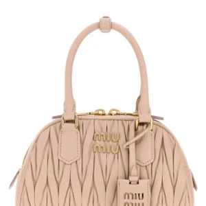 Pink nappa leather Arcadie handbag