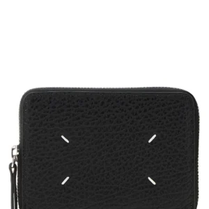 Black leather wallet