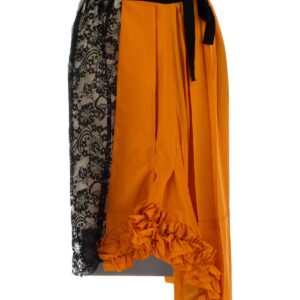 Multicolor taffeta skirt
