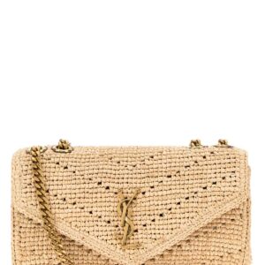Raffia small LouLou shoulder bag