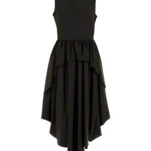 Brown viscose blend dress