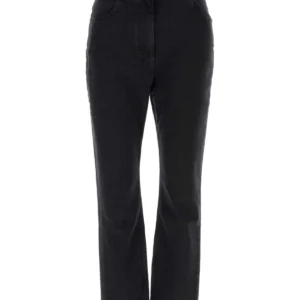 Black stretch denim jeans
