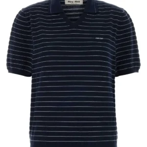 Embroidered cotton polo shirt