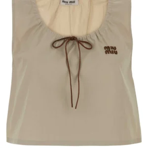 Sand panama top