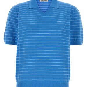 Embroidered cotton polo shirt